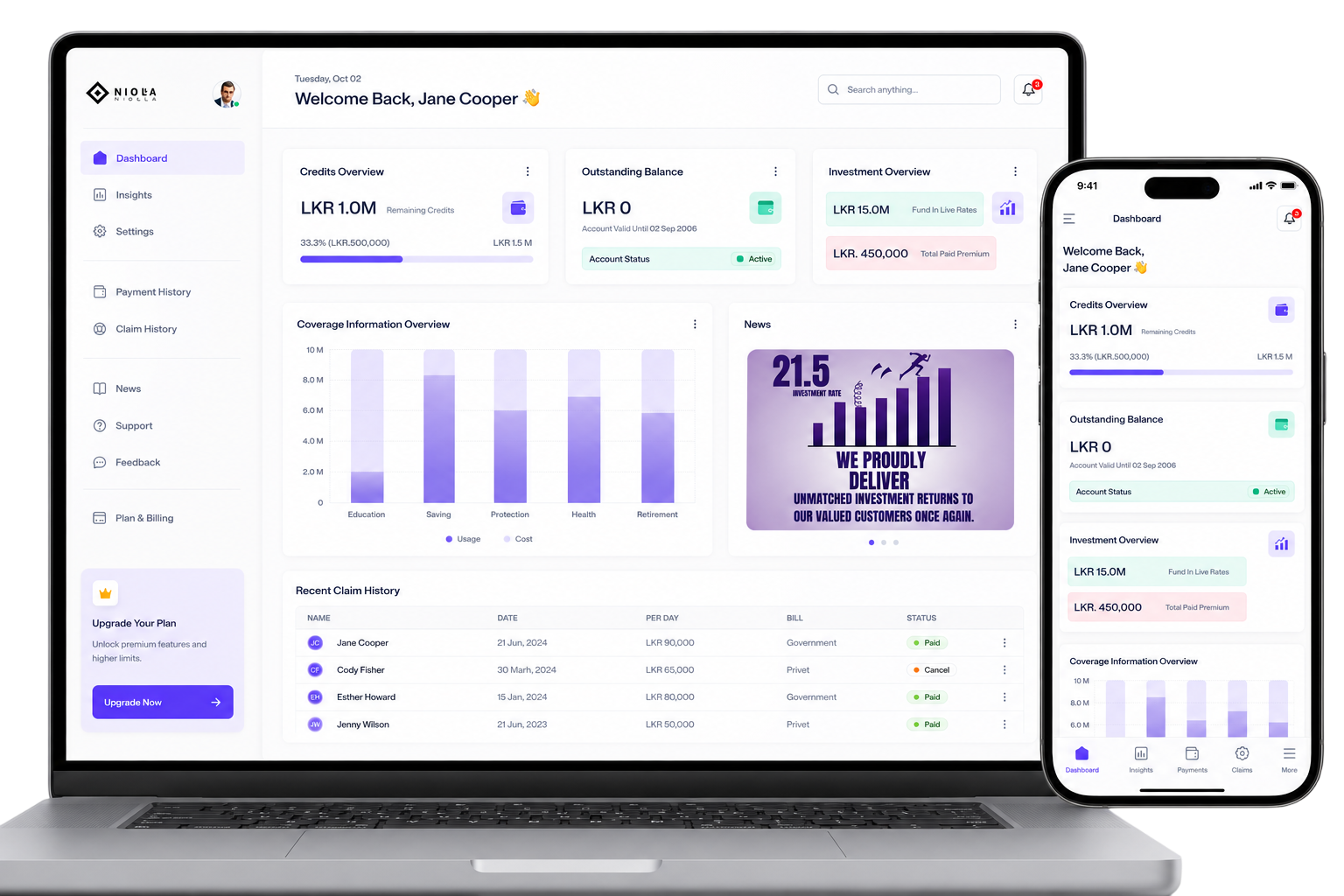 InsureEase — Digital Claims Portal